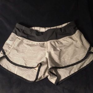Lululemon Hyper stripe speed shorts size 2.